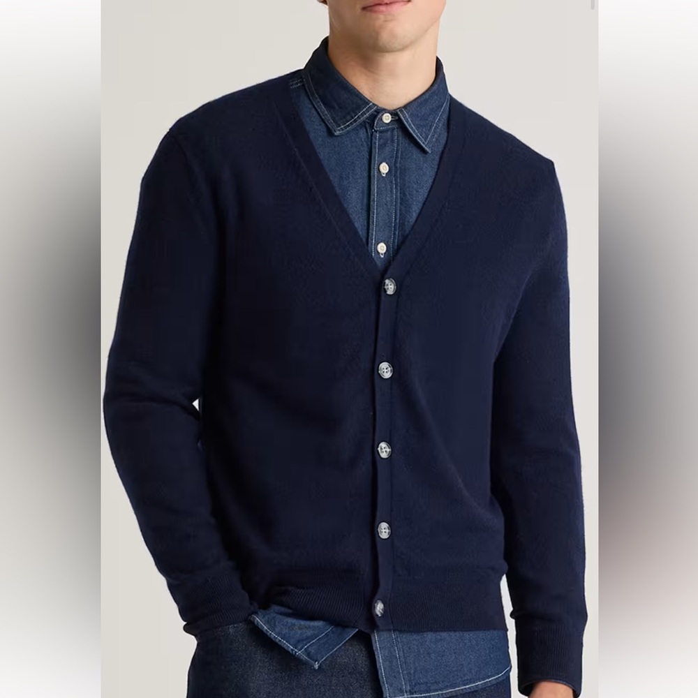 J. Crew Men Merino Wool Cardigan